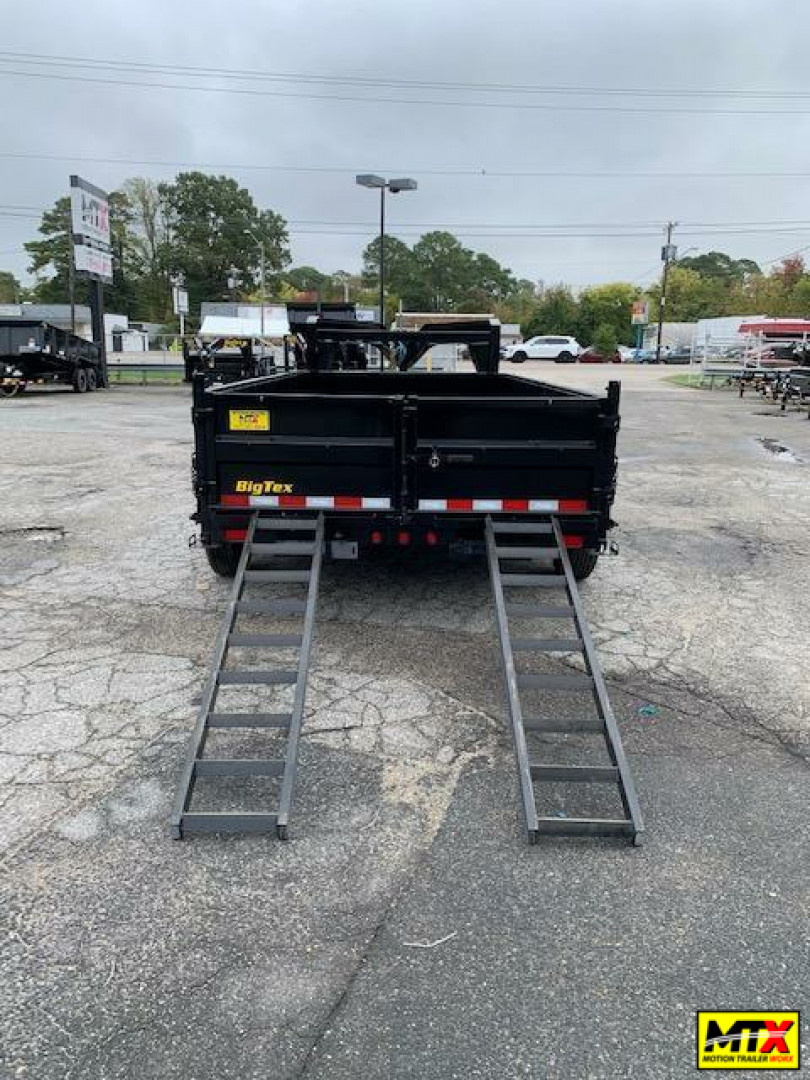 New 2025 Big Tex Trailers 7x14 Gooseneck 14GX w/ Slide-In Ramps Dump Trailer