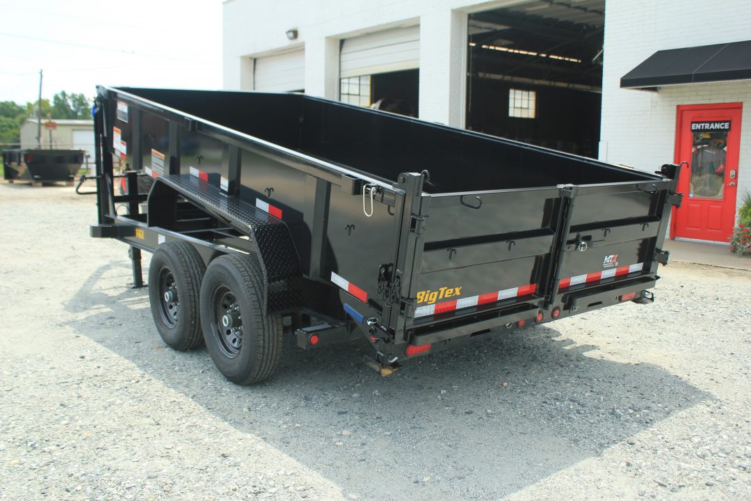New 2025 Big Tex Trailers 7x14 Gooseneck 14GX w/ Slide-In Ramps Dump Trailer