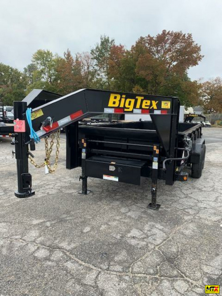 New 2025 Big Tex Trailers 7x14 Gooseneck 14GX w/ Slide-In Ramps Dump Trailer