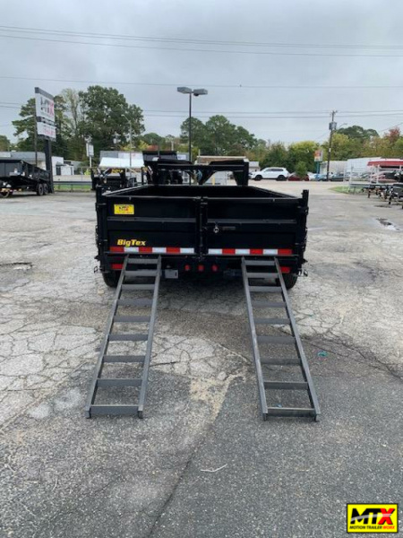 New 2025 Big Tex Trailers 7x14 Gooseneck 14GX w/ Slide-In Ramps Dump Trailer