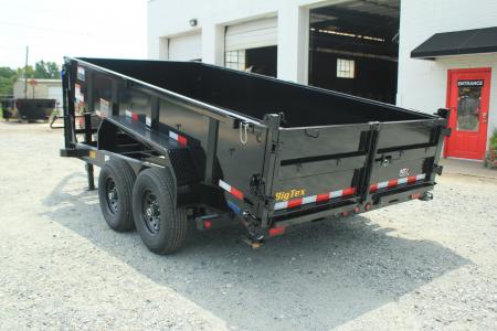 New 2025 Big Tex Trailers 7x14 Gooseneck 14GX w/ Slide-In Ramps Dump Trailer