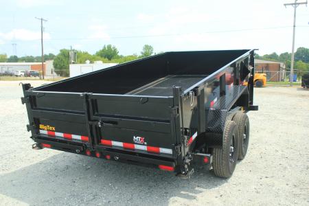 New 2025 Big Tex Trailers 7x14 Gooseneck 14GX w/ Slide-In Ramps Dump Trailer