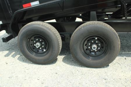 New 2025 Big Tex Trailers 7x14 Gooseneck 14GX w/ Slide-In Ramps Dump Trailer