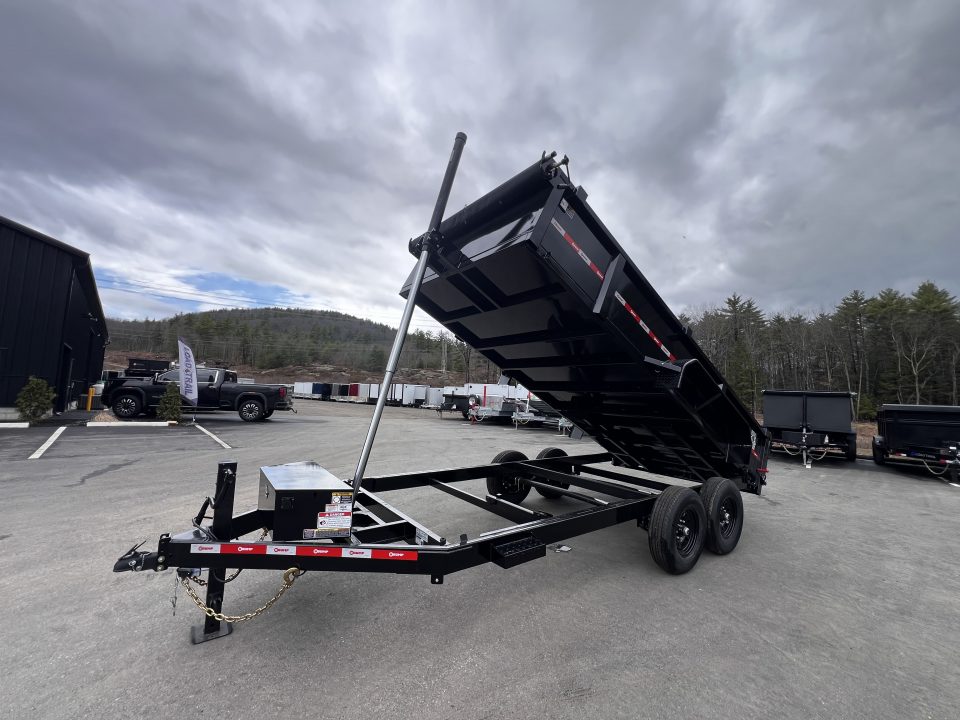 New 2026 U-DUMP 7X16 Dump Trailer / 24" Sides / Telescopic Cylinder/ Tarp & Ramps- 14k GVW