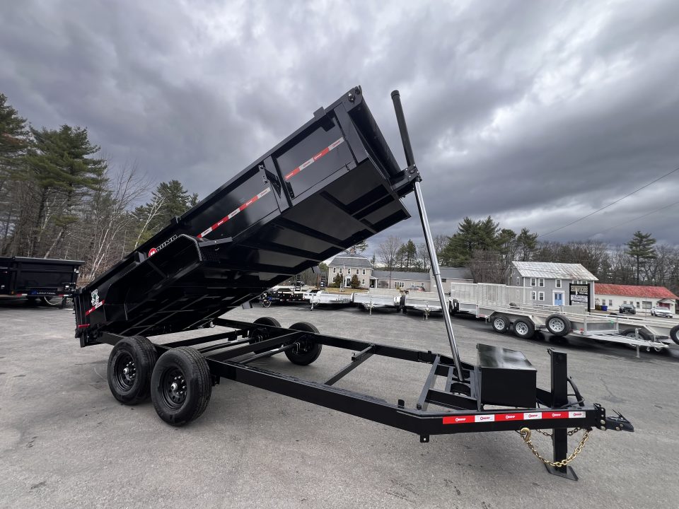 New 2026 U-DUMP 7X16 Dump Trailer / 24" Sides / Telescopic Cylinder/ Tarp & Ramps- 14k GVW