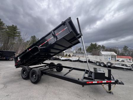 New 2026 U-DUMP 7X16 Dump Trailer / 24  Sides / Telescopic Cylinder/ Tarp & Ramps- 14k GVW
