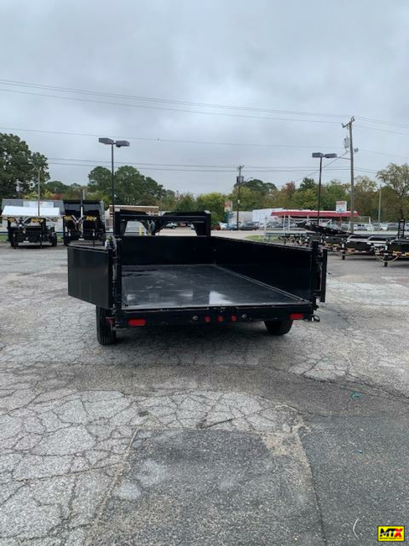 New 2025 Big Tex Trailers 7x14 Gooseneck 14GX w/ Slide-In Ramps Dump Trailer
