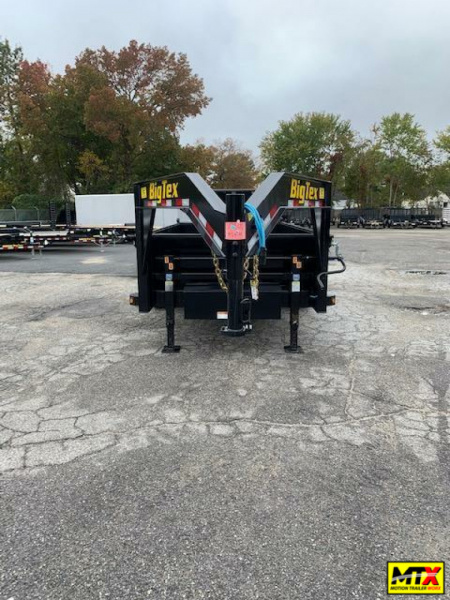 New 2025 Big Tex Trailers 7x14 Gooseneck 14GX w/ Slide-In Ramps Dump Trailer