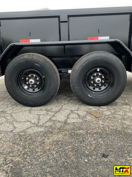 New 2025 Big Tex Trailers 7x14 Gooseneck 14GX w/ Slide-In Ramps Dump Trailer