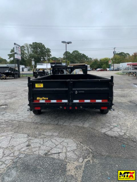 New 2025 Big Tex Trailers 7x14 Gooseneck 14GX w/ Slide-In Ramps Dump Trailer