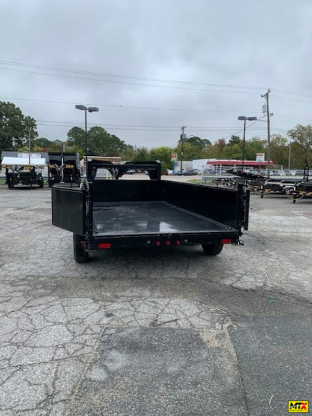 New 2025 Big Tex Trailers 7x14 Gooseneck 14GX w/ Slide-In Ramps Dump Trailer