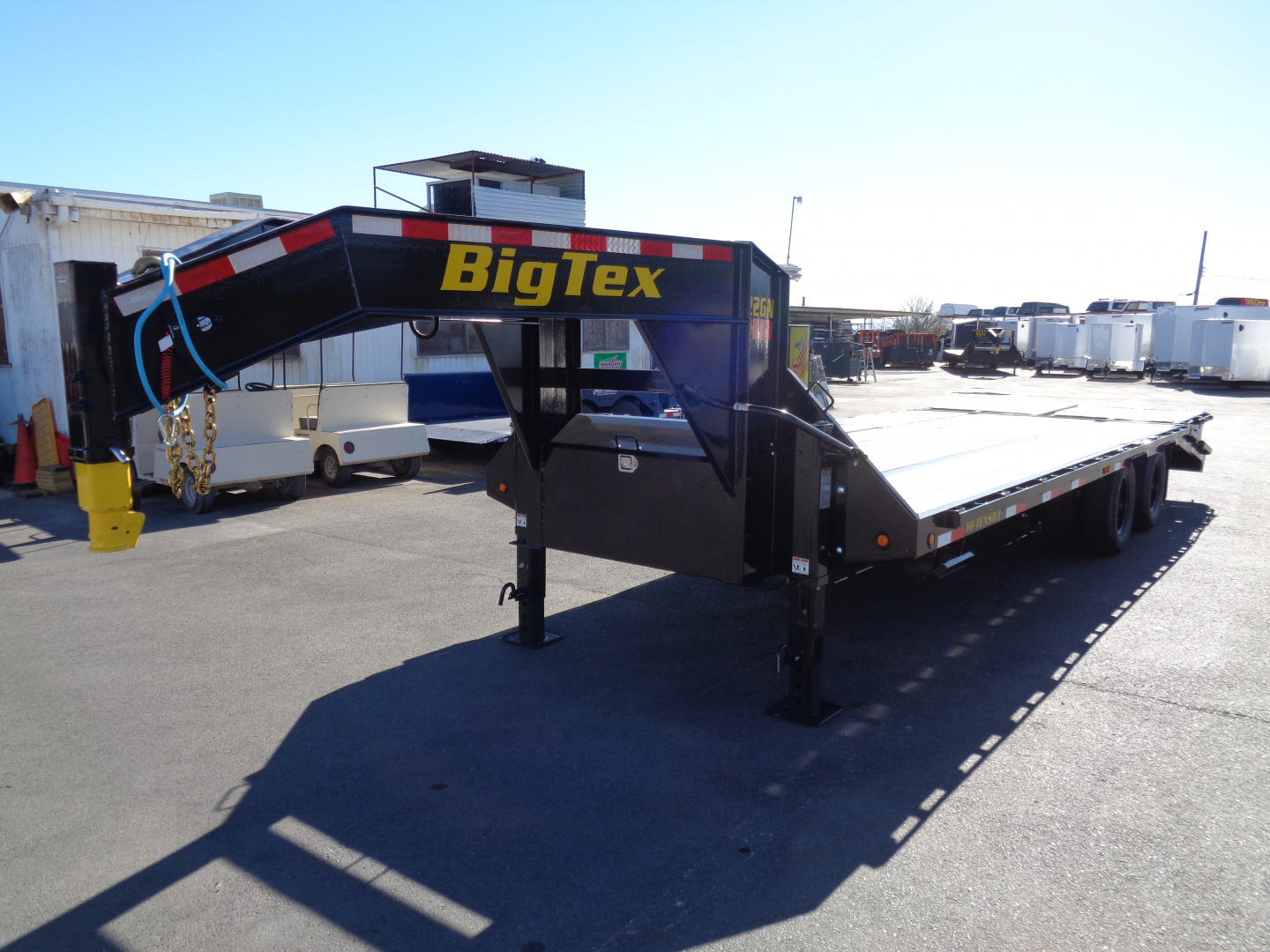 New 2026 Big Tex Trailer * 22GN-25D5A * 25ft Tandem Dual Wheel Gooseneck Trailer W/ Mega Ramps
