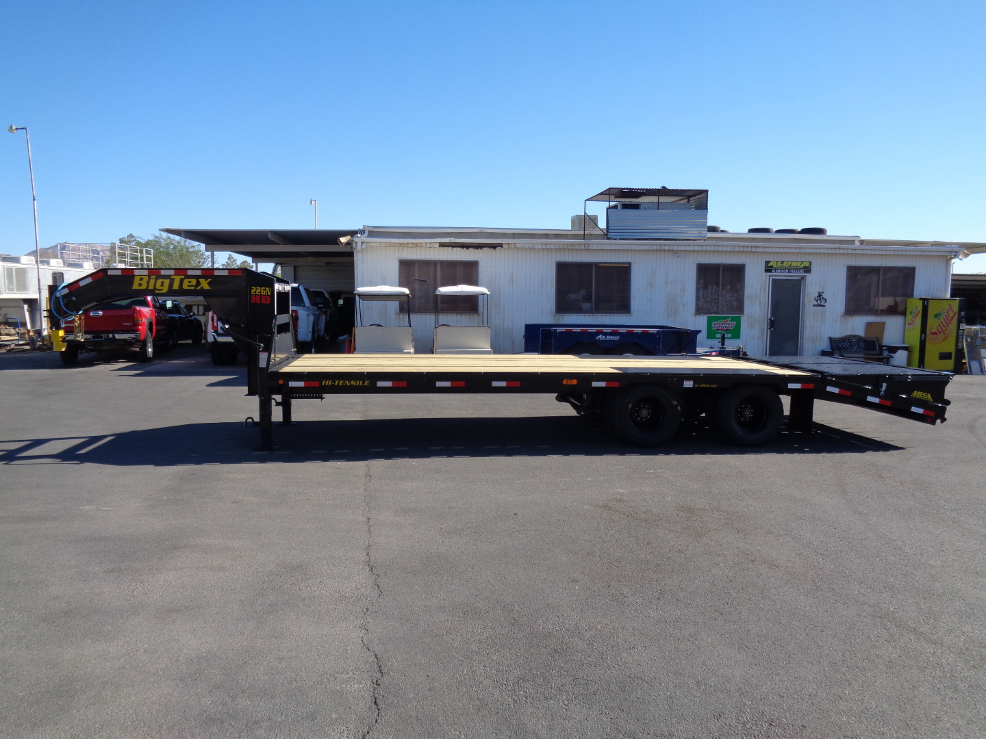 New 2026 Big Tex Trailer * 22GN-25D5A * 25ft Tandem Dual Wheel Gooseneck Trailer W/ Mega Ramps