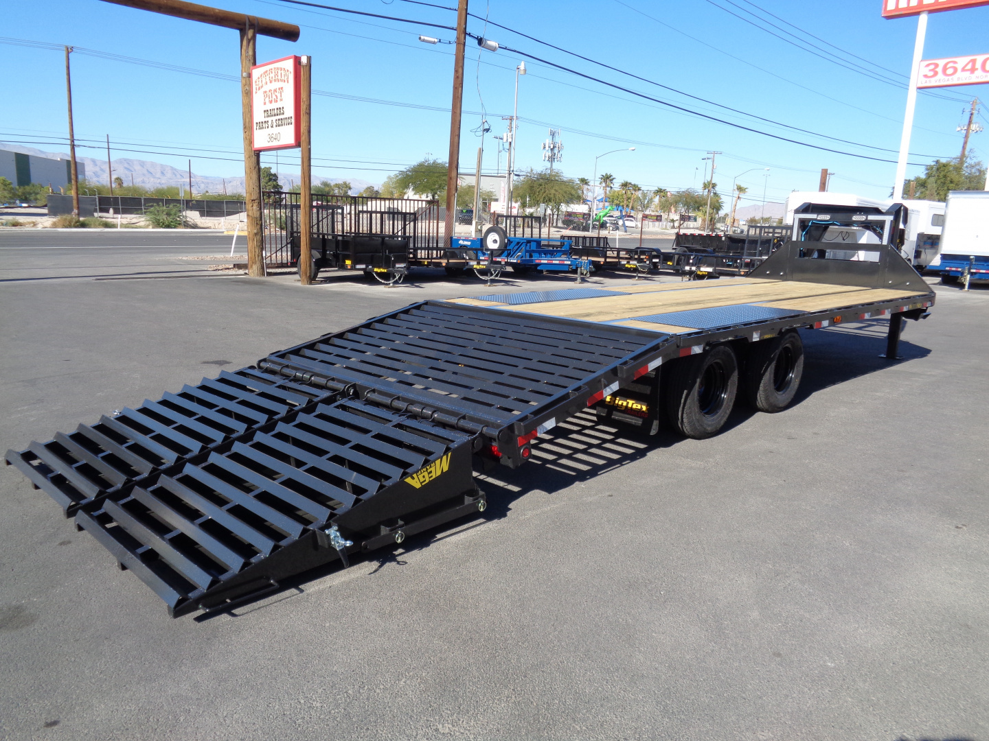 New 2026 Big Tex Trailer * 22GN-25D5A * 25ft Tandem Dual Wheel Gooseneck Trailer W/ Mega Ramps
