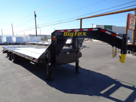 New 2026 Big Tex Trailer * 22GN-25D5A * 25ft Tandem Dual Wheel Gooseneck Trailer W/ Mega Ramps