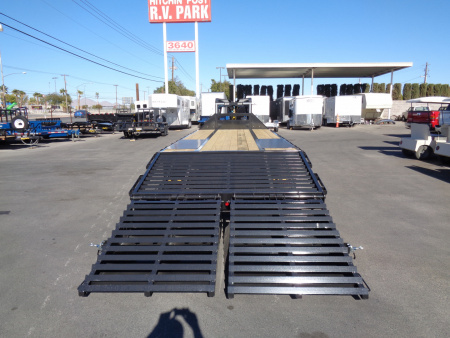 New 2026 Big Tex Trailer * 22GN-25D5A * 25ft Tandem Dual Wheel Gooseneck Trailer W/ Mega Ramps