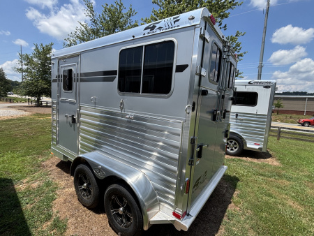 New 2026 4-STAR TRAILERS SILVER 2 Horse Straight Load Bumper Pull Horse Trailer