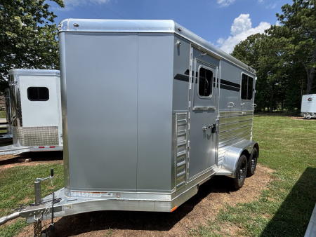 New 2026 4-STAR TRAILERS SILVER 2 Horse Straight Load Bumper Pull Horse Trailer