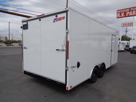 New 2026 Pace American * Out Back DLX * 8.5x20 Tandem Axle 7k Enclosed Car Hauler