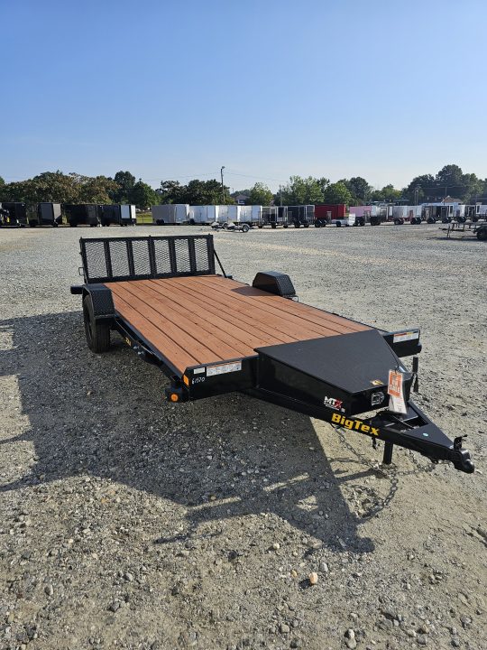 New 2025 Big Tex Trailers 7x14 35UT w/ Bi-Fold Gate Utility Trailer