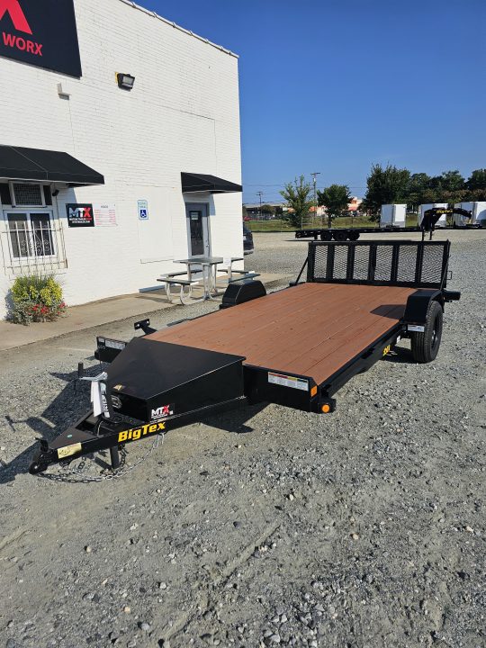 New 2025 Big Tex Trailers 7x14 35UT w/ Bi-Fold Gate Utility Trailer