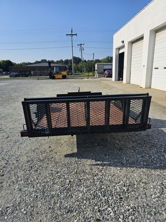 New 2025 Big Tex Trailers 7x14 35UT w/ Bi-Fold Gate Utility Trailer