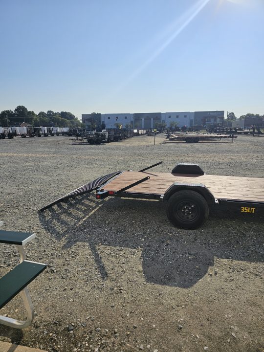 New 2025 Big Tex Trailers 7x14 35UT w/ Bi-Fold Gate Utility Trailer