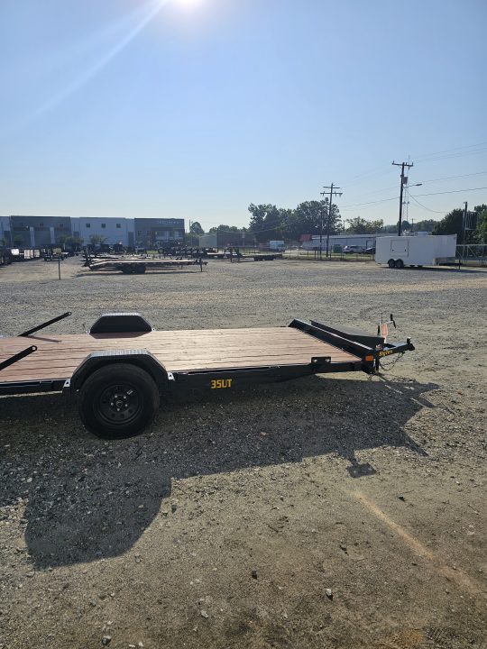 New 2025 Big Tex Trailers 7x14 35UT w/ Bi-Fold Gate Utility Trailer