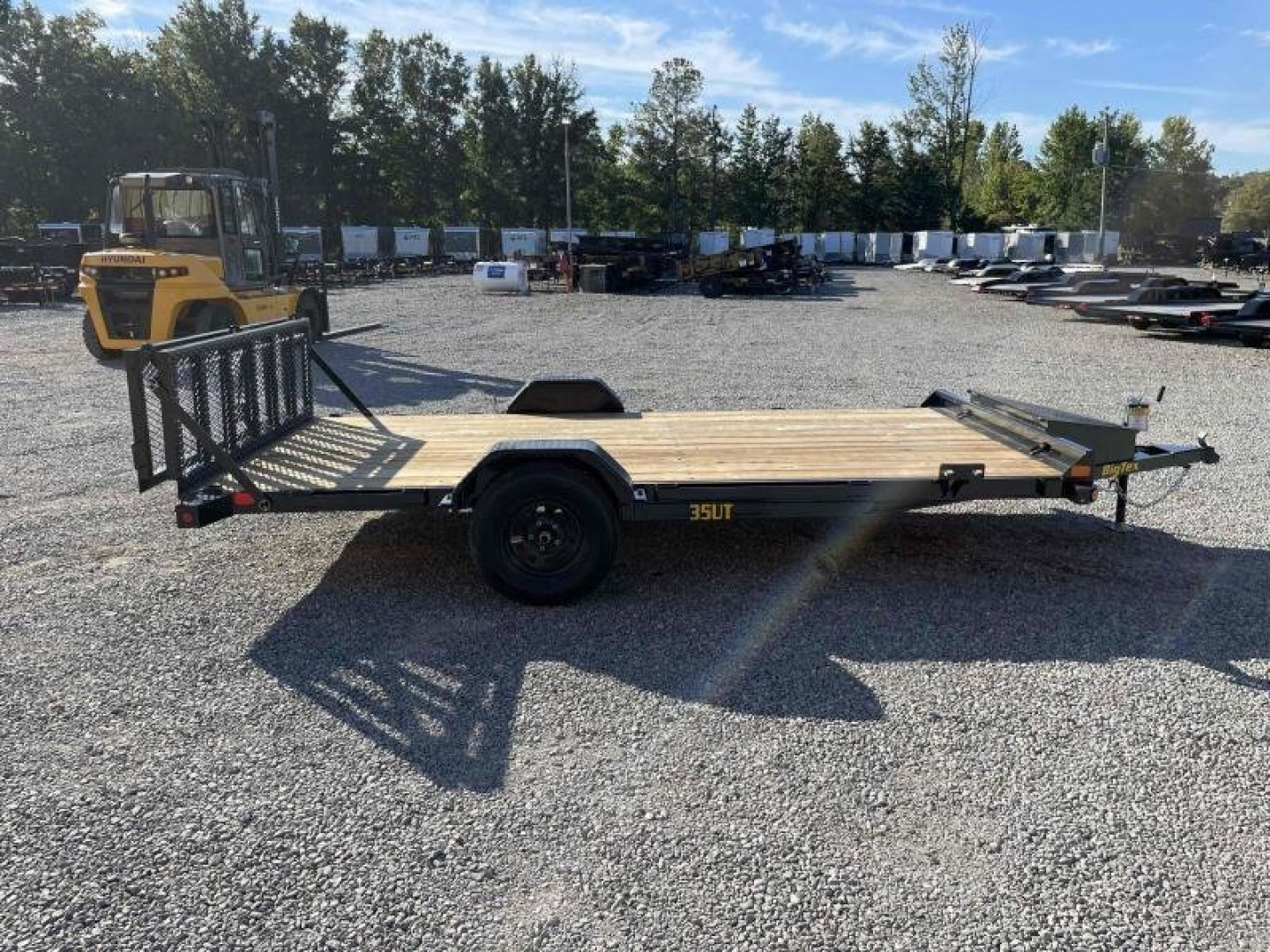 New 2025 7x14 35UT Utility Trailer with Bi-Fold Tailgate *Take an additional $100 off*