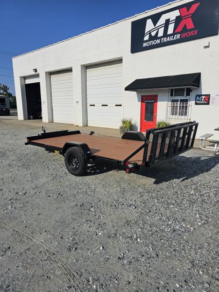 New 2025 Big Tex Trailers 7x14 35UT w/ Bi-Fold Gate Utility Trailer