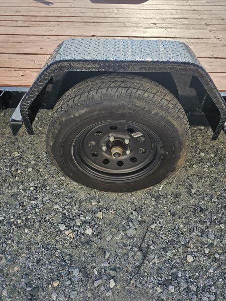 New 2025 Big Tex Trailers 7x14 35UT w/ Bi-Fold Gate Utility Trailer