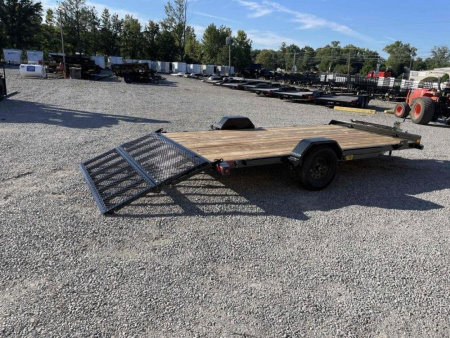 New 2025 7x14 35UT Utility Trailer with Bi-Fold Tailgate *Take an additional $100 off*