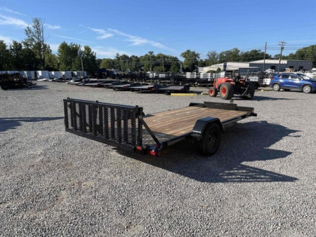 New 2025 7x14 35UT Utility Trailer with Bi-Fold Tailgate *Take an additional $100 off*