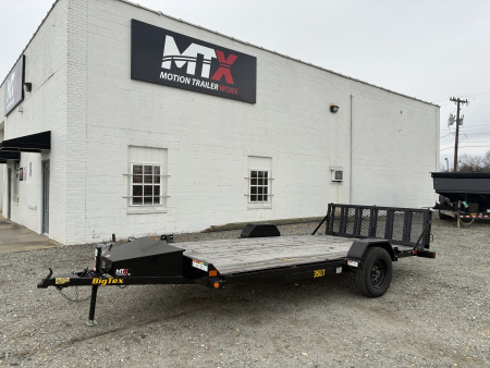 New 2025 Big Tex Trailers 7x14 35UT w/ Bi-Fold Gate Utility Trailer