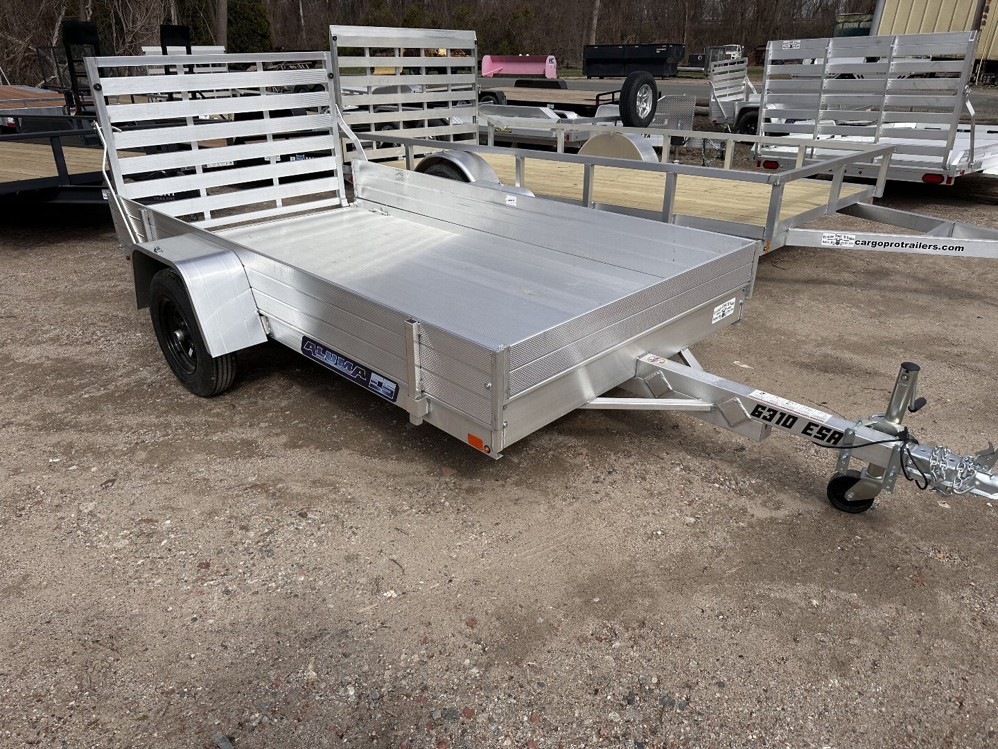 New 2026 Aluma 63X10 ESA Utility Trailer