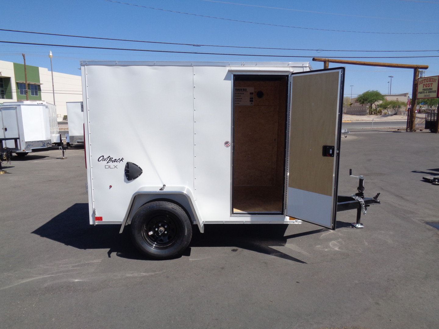 New 2026 Pace American * Out Back DLX * 5x8 V-Nose Single Axel Cargo Trailer