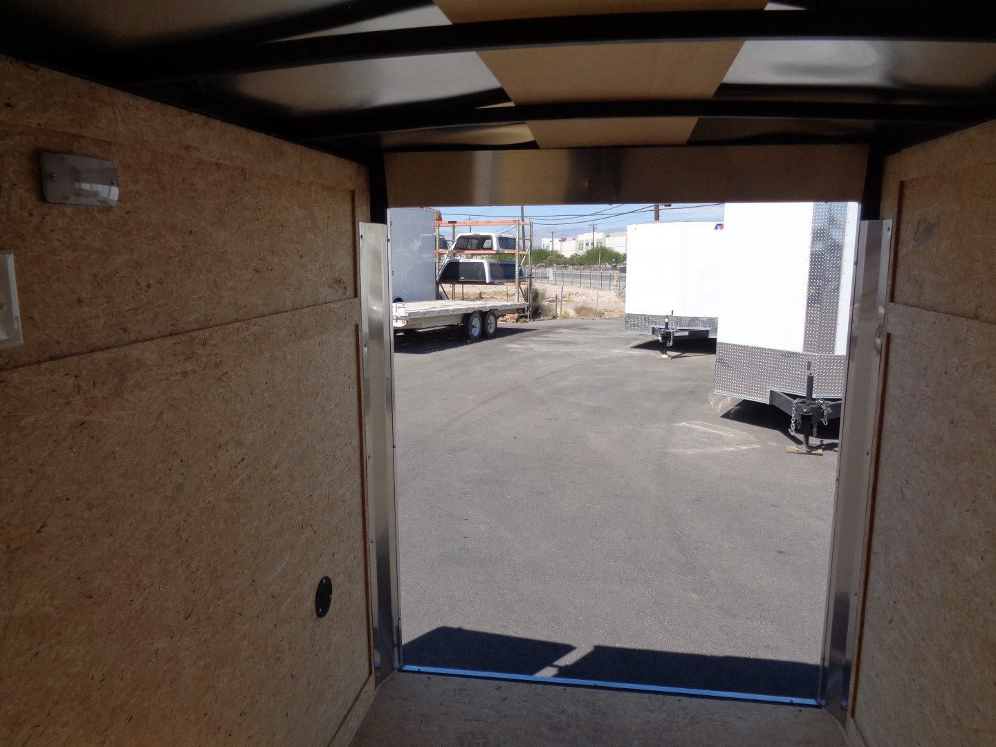 New 2026 Pace American * Out Back DLX * 5x8 V-Nose Single Axel Cargo Trailer
