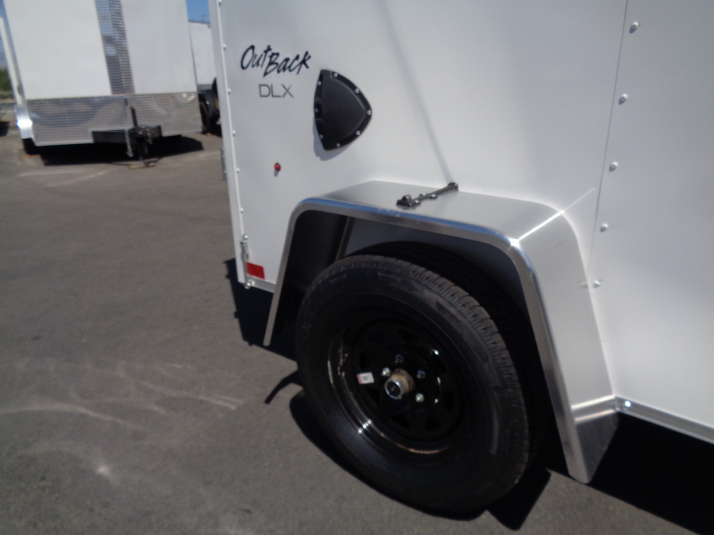 New 2026 Pace American * Out Back DLX * 5x8 V-Nose Single Axel Cargo Trailer