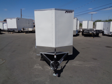 New 2026 Pace American * Out Back DLX * 5x8 V-Nose Single Axel Cargo Trailer