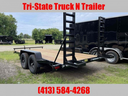 New 2026 Bwise 7x16 10K GVW Equipment Trailer