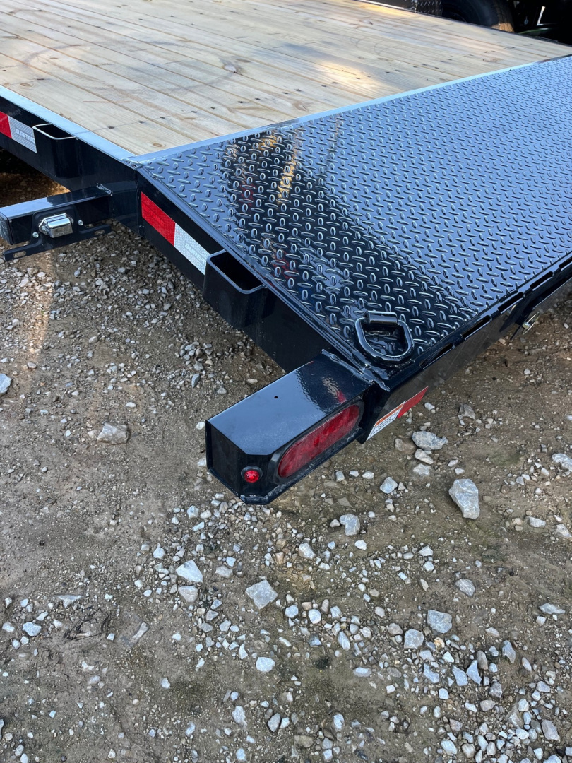 New 2026 Sure-Trac 7 x 18 (16+2) C-Channel Car Hauler