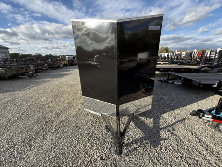 New 2026 CARGO MATE ENCLOSED USECO612SA 6X12 SA RAMP DOOR (GVW:2990) BLACK