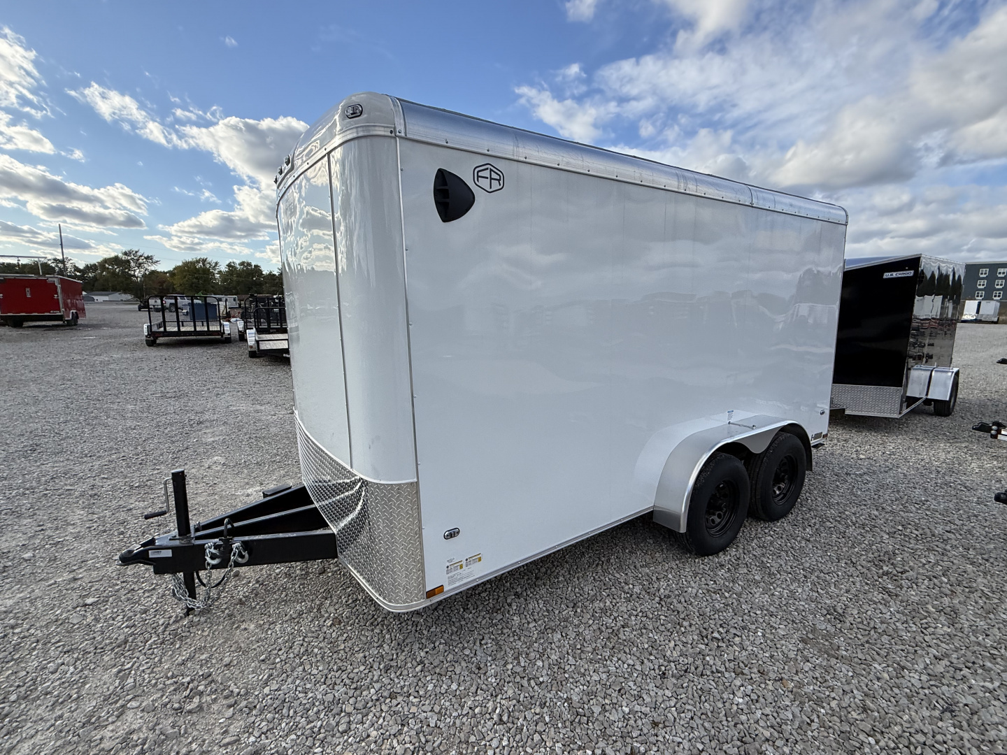New 2026 CARGO MATE ENCLOSED EHW714TA3-24 7X14 TA RAMP DOOR (GVW:9800) WHITE