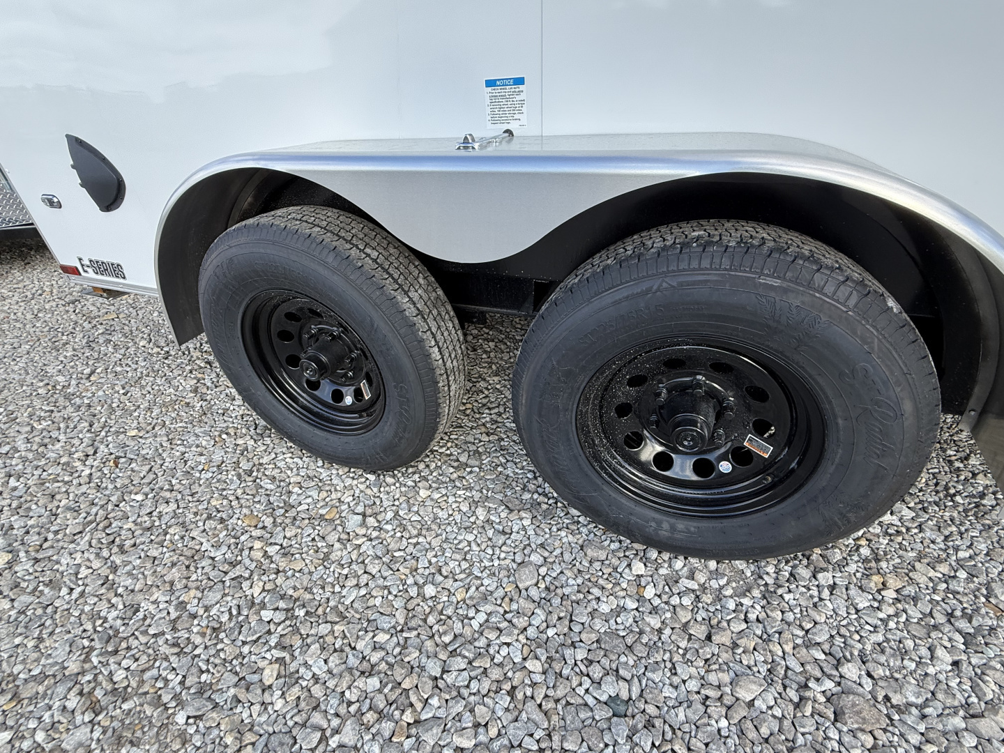 New 2026 CARGO MATE ENCLOSED EHW714TA3-24 7X14 TA RAMP DOOR (GVW:9800) WHITE