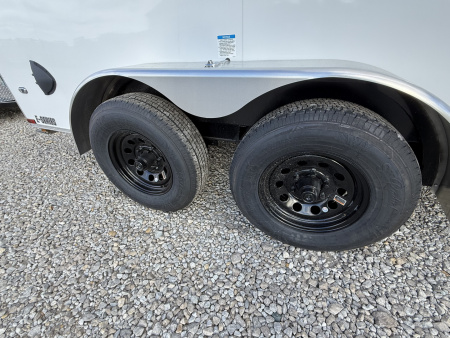 New 2026 CARGO MATE ENCLOSED EHW714TA3-24 7X14 TA RAMP DOOR (GVW:9800) WHITE