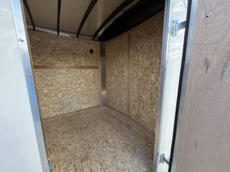 New 2026 CARGO MATE ENCLOSED EHW714TA3-24 7X14 TA RAMP DOOR (GVW:9800) WHITE
