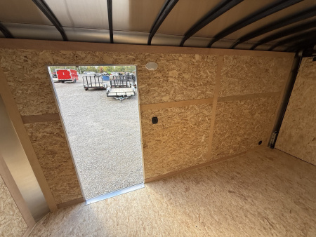 New 2026 CARGO MATE ENCLOSED EHW714TA3-24 7X14 TA RAMP DOOR (GVW:9800) WHITE