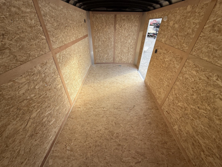 New 2026 CARGO MATE ENCLOSED EHW714TA3-24 7X14 TA RAMP DOOR (GVW:9800) WHITE