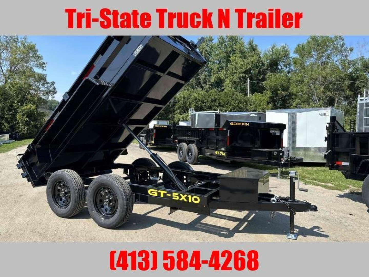 New 2026 Griffin Trailers GT 5x10 Dump trailer