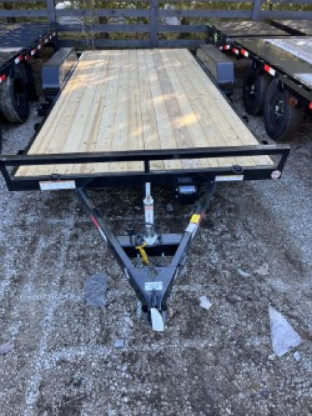 New 2026 Sure-Trac 7 x 18 (16+2) C-Channel Car Hauler